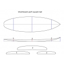 SHORTBOARD PERFORMANCE SQUASH TAIL 5'9 / 6'0 / 6'2